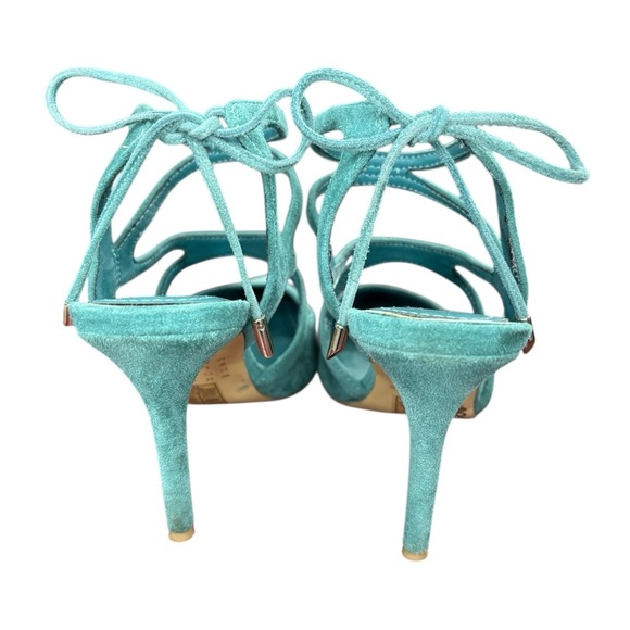 WHBM WHITE HOUSE BLACK MARKET ZOE Elegant Turquoise Women's Heels, Size 5.5 - Picture 3 of 7